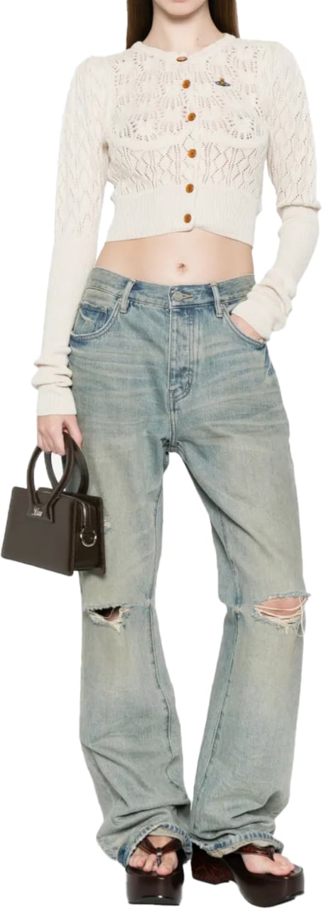 Vivienne Westwood Ella Cardigan Cream Divers