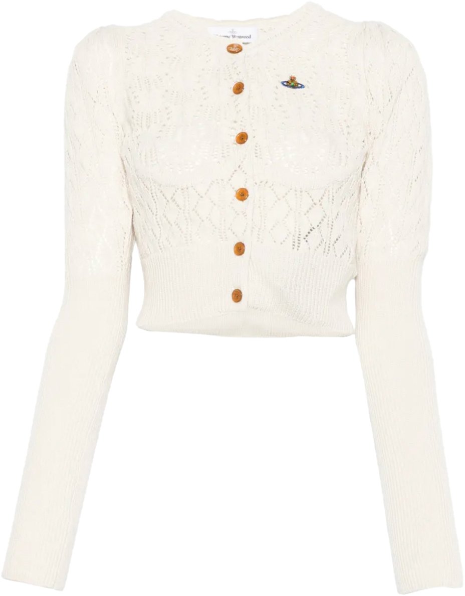 Vivienne Westwood Ella Cardigan Cream Divers