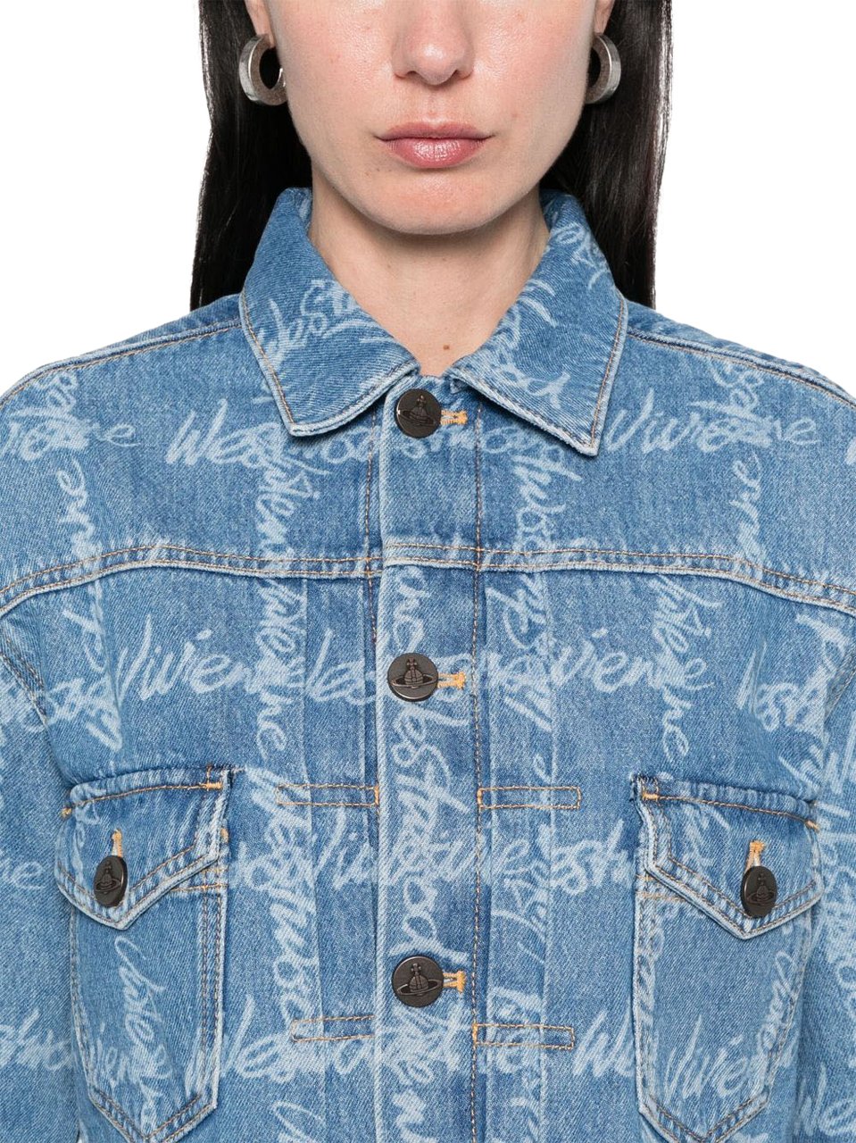 Vivienne Westwood Jackets Gridblue Blauw