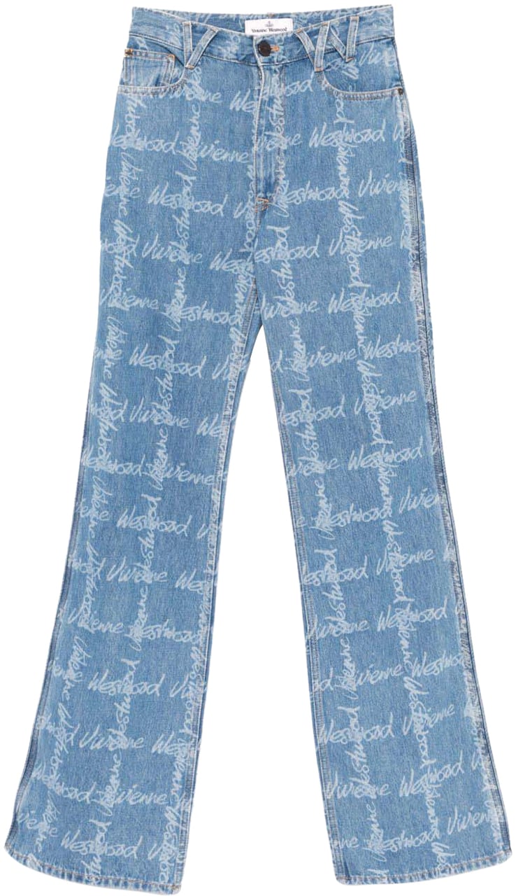 Vivienne Westwood Jeans Gridblue Blauw