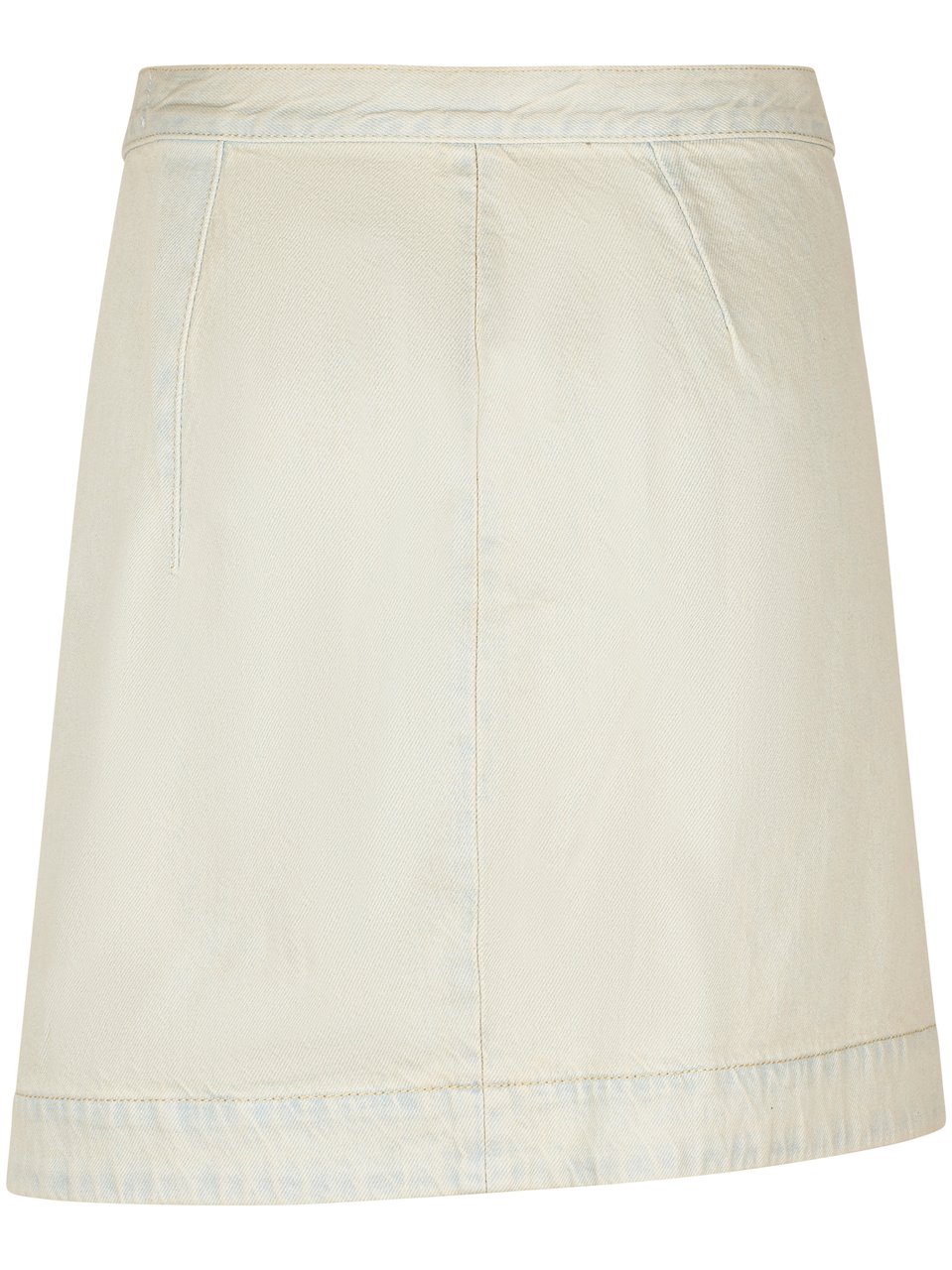Vivienne Westwood Mini Denim Skirt with Asymmetrical Flap Wit