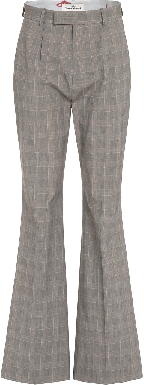Vivienne Westwood Ray prince-of-Wales checked trousers Grijs