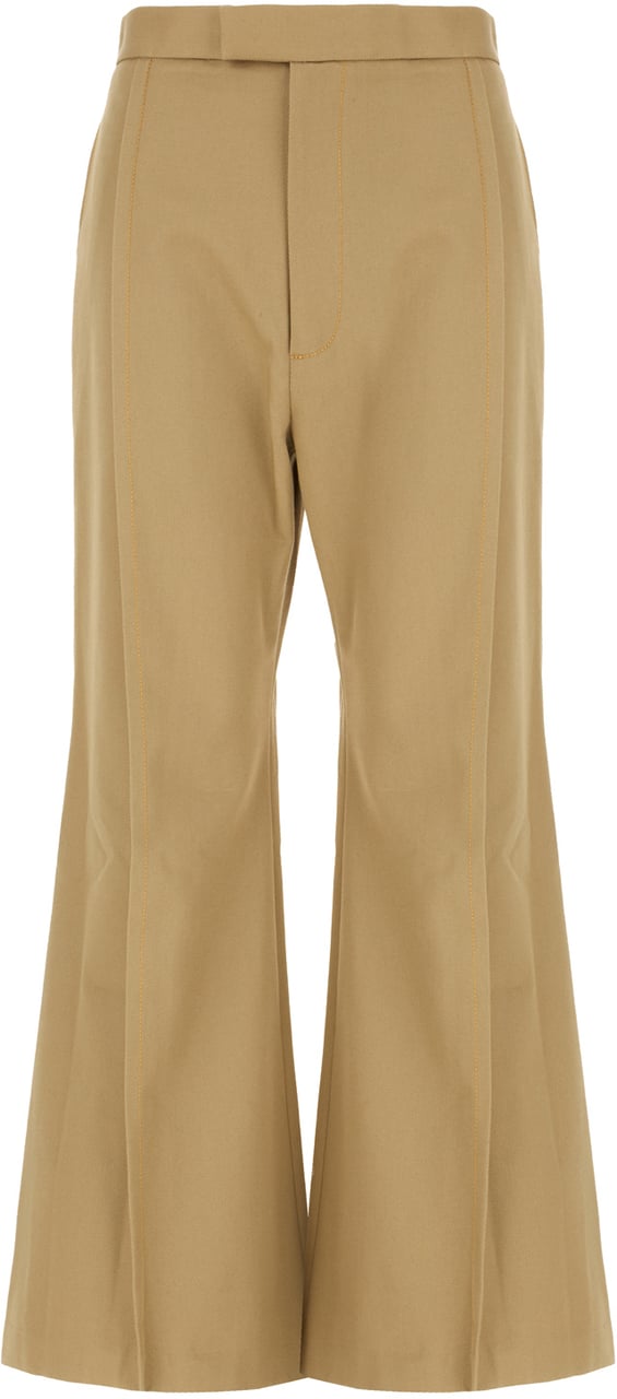 Vivienne Westwood Khaki green cotton pants Groen