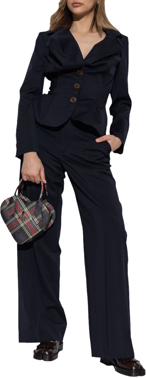 Vivienne Westwood Trousers Blue Blauw