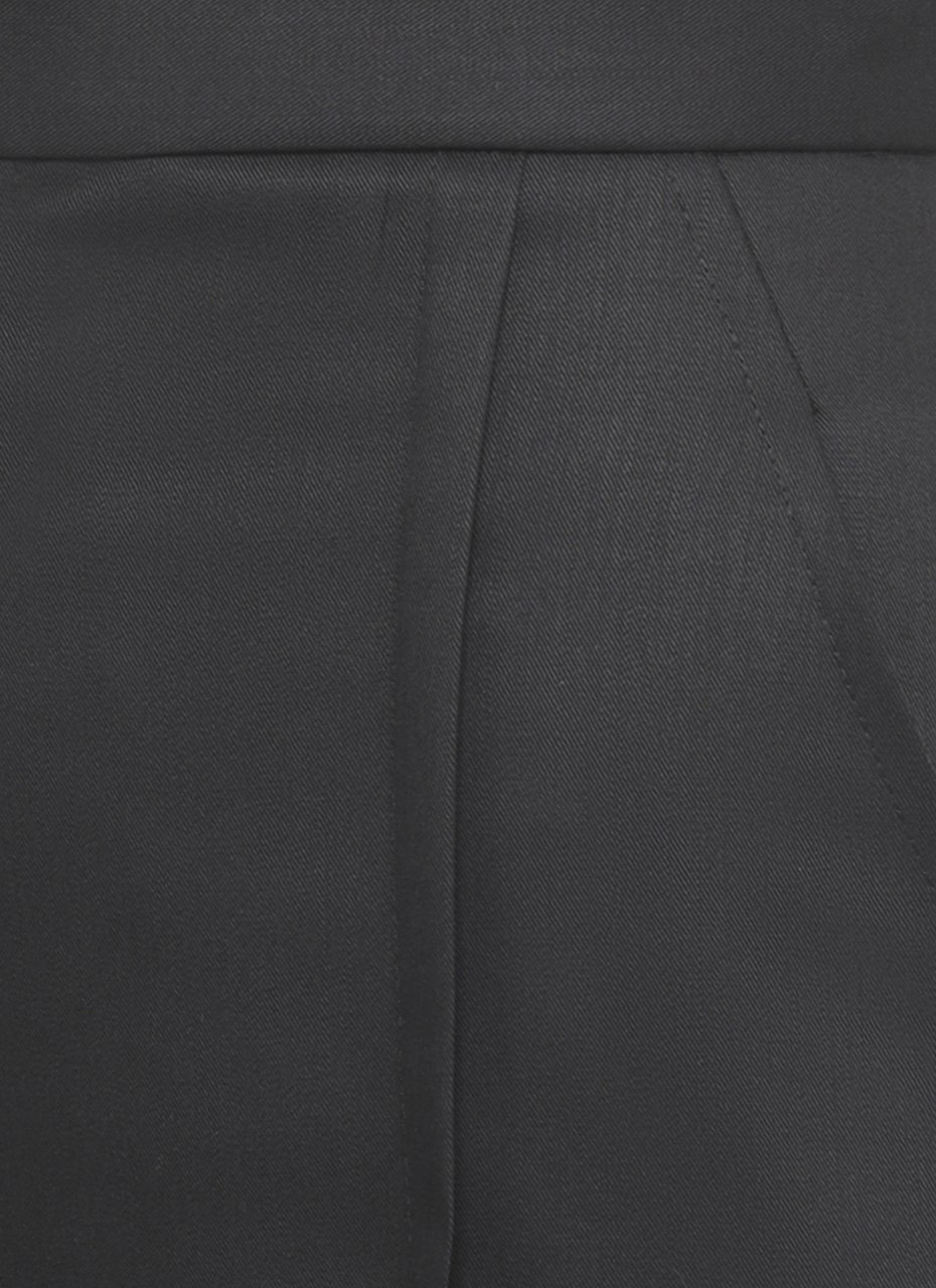Vivienne Westwood Black Wide Leg Virgin Wool Pants Zwart