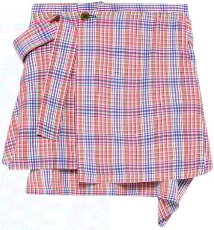 Vivienne Westwood Meghan Kilt Red/blue Blauw