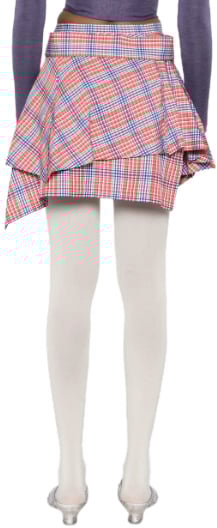 Vivienne Westwood Meghan Kilt Red/blue Blauw
