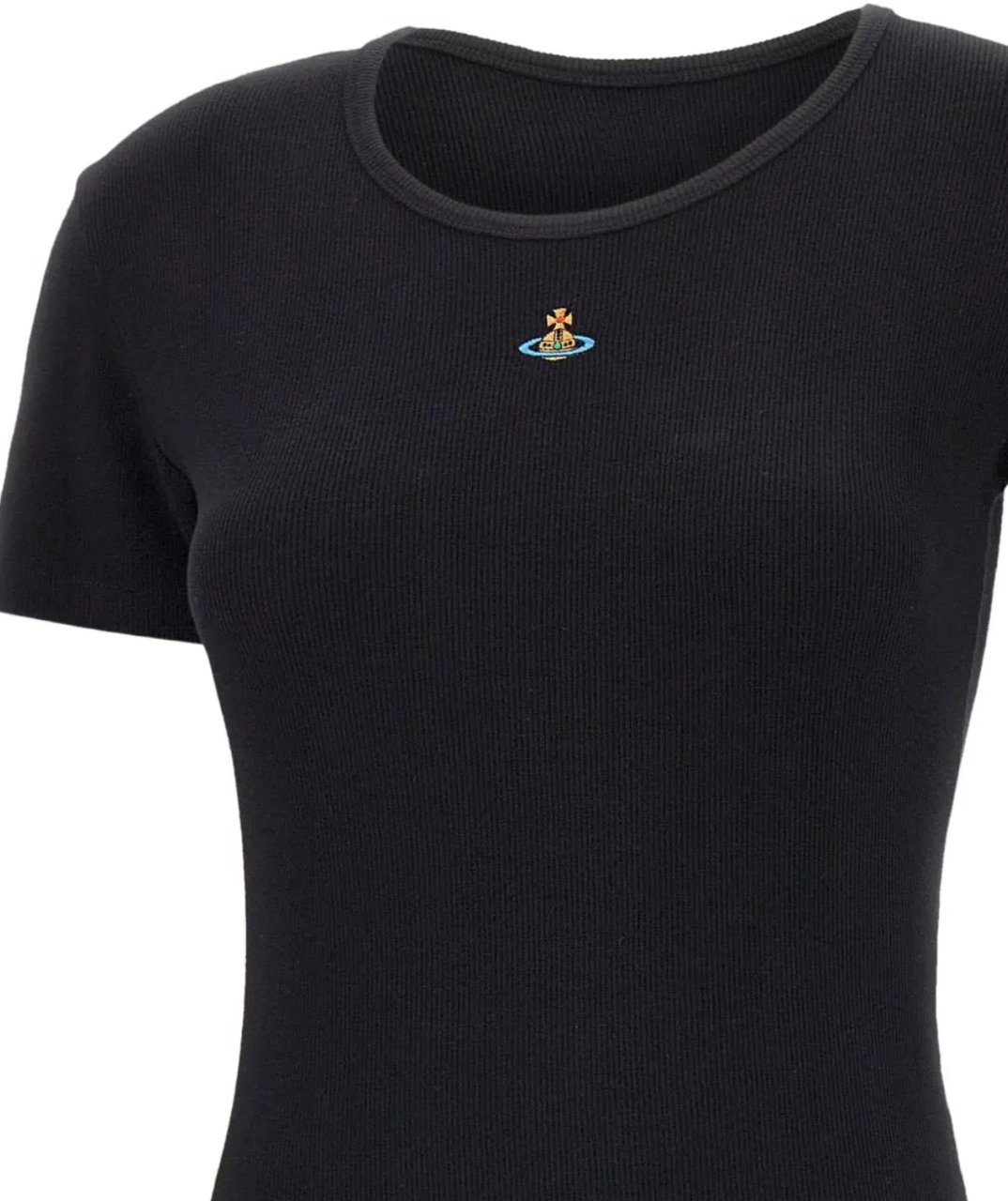 Vivienne Westwood Cap Sleeve Bodysuit Black Zwart
