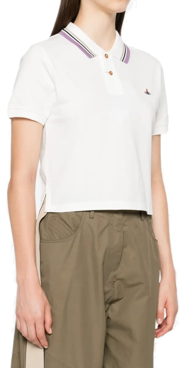 Vivienne Westwood Mini Classic Polo White Wit