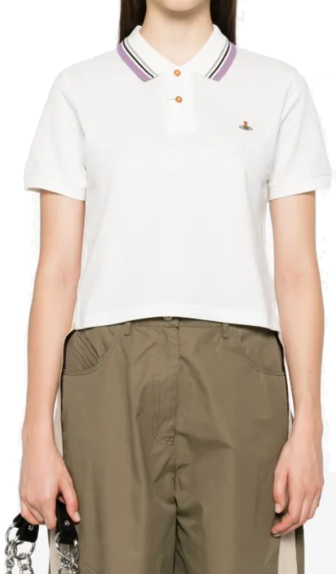 Vivienne Westwood Mini Classic Polo White Wit