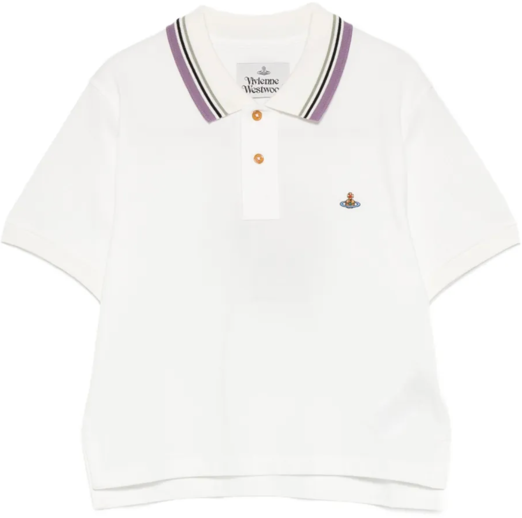 Vivienne Westwood Mini Classic Polo White Wit