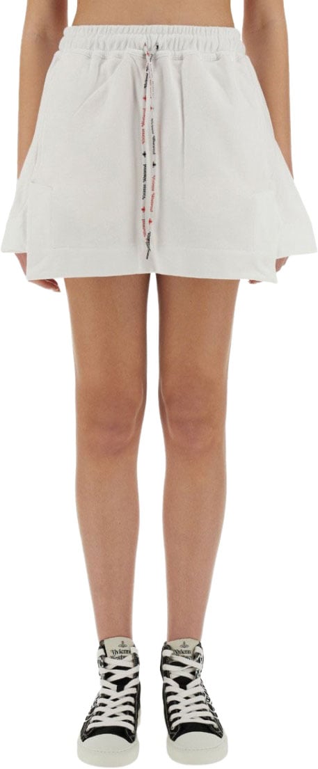Vivienne Westwood "Cheerleader" Skirt Wit