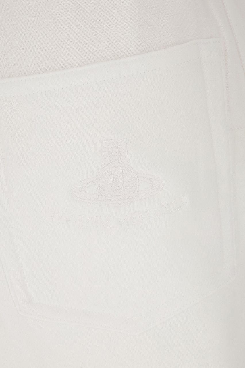 Vivienne Westwood Vivienne Westwood White cotton mini skirt Wit