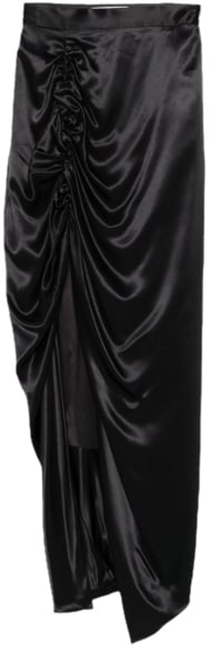 Vivienne Westwood Long Side Panther Skirt Black Zwart
