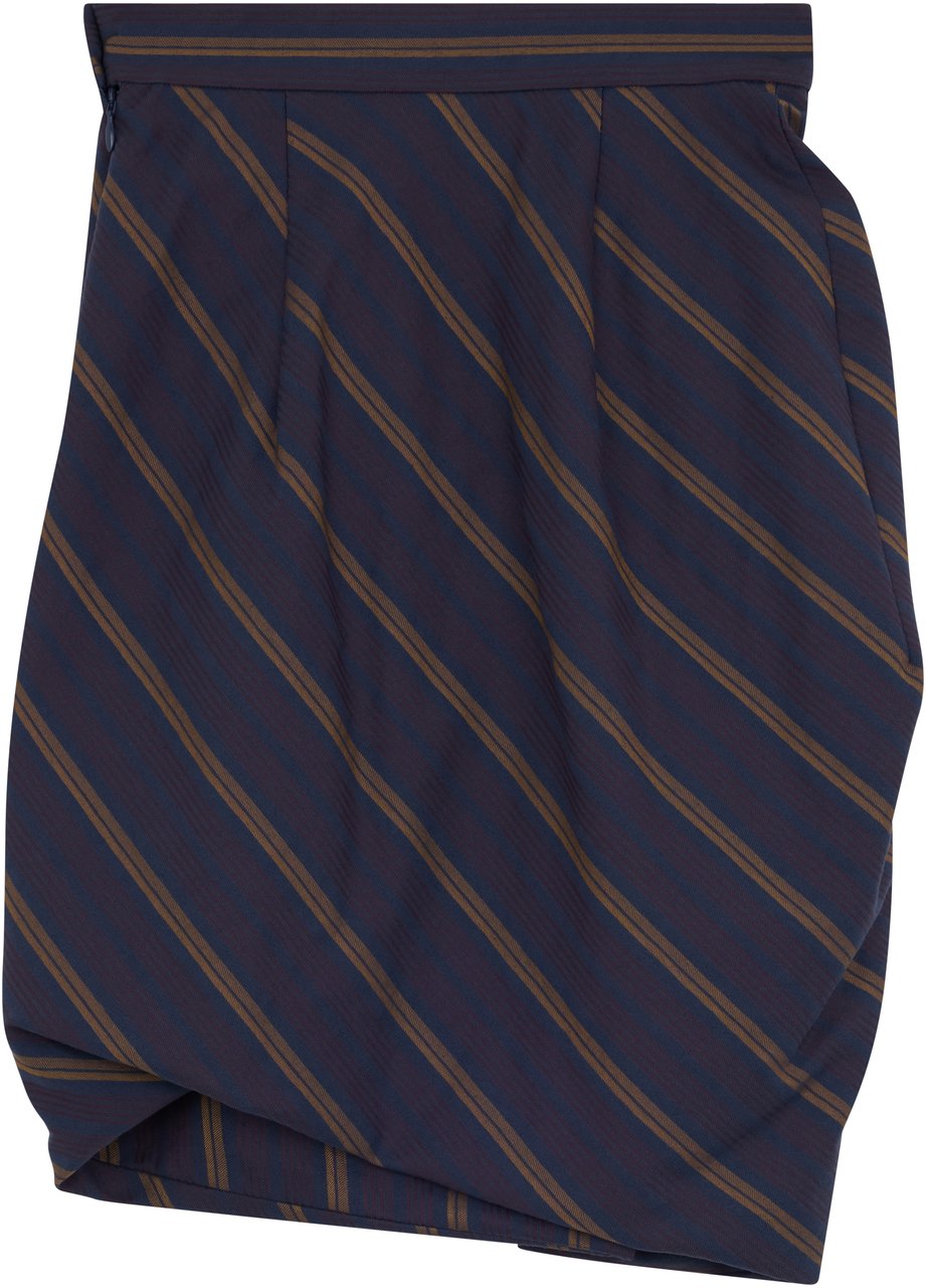 Vivienne Westwood Gathered midi skirt Blauw