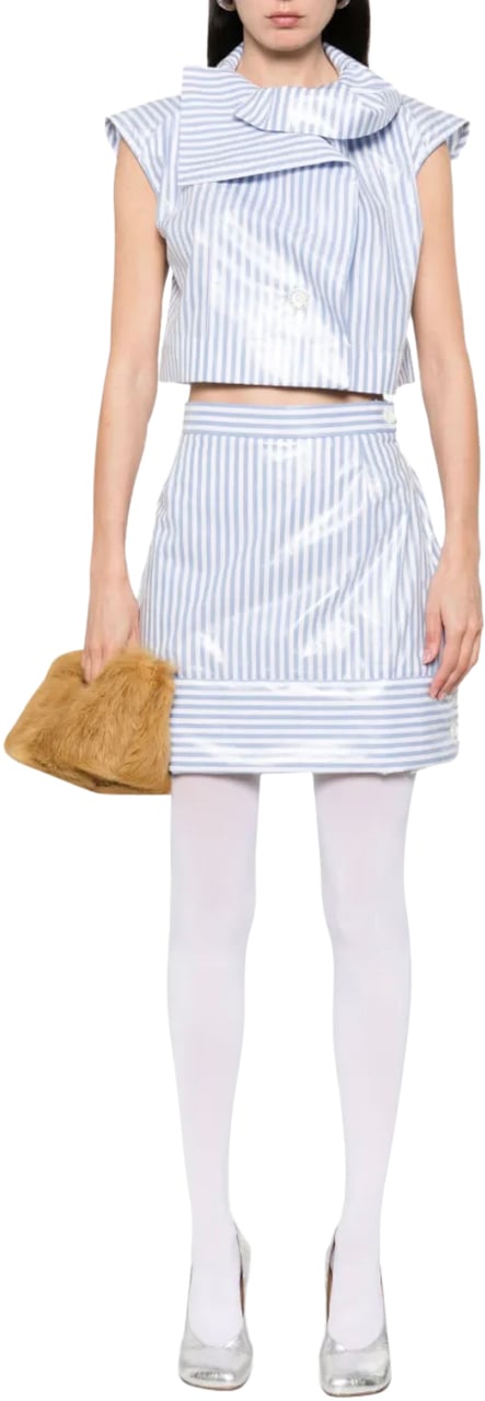 Vivienne Westwood Cosmopolitan Skirt White/blue Wit