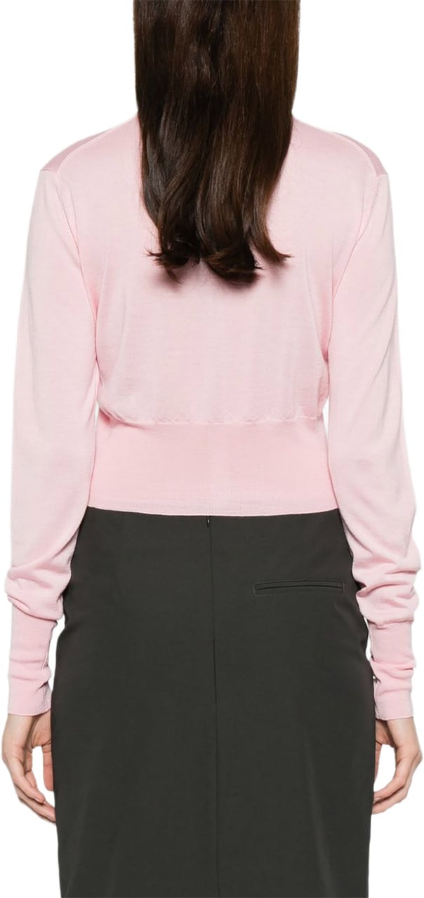 Vivienne Westwood Cropped Pink Sweater Neutraal
