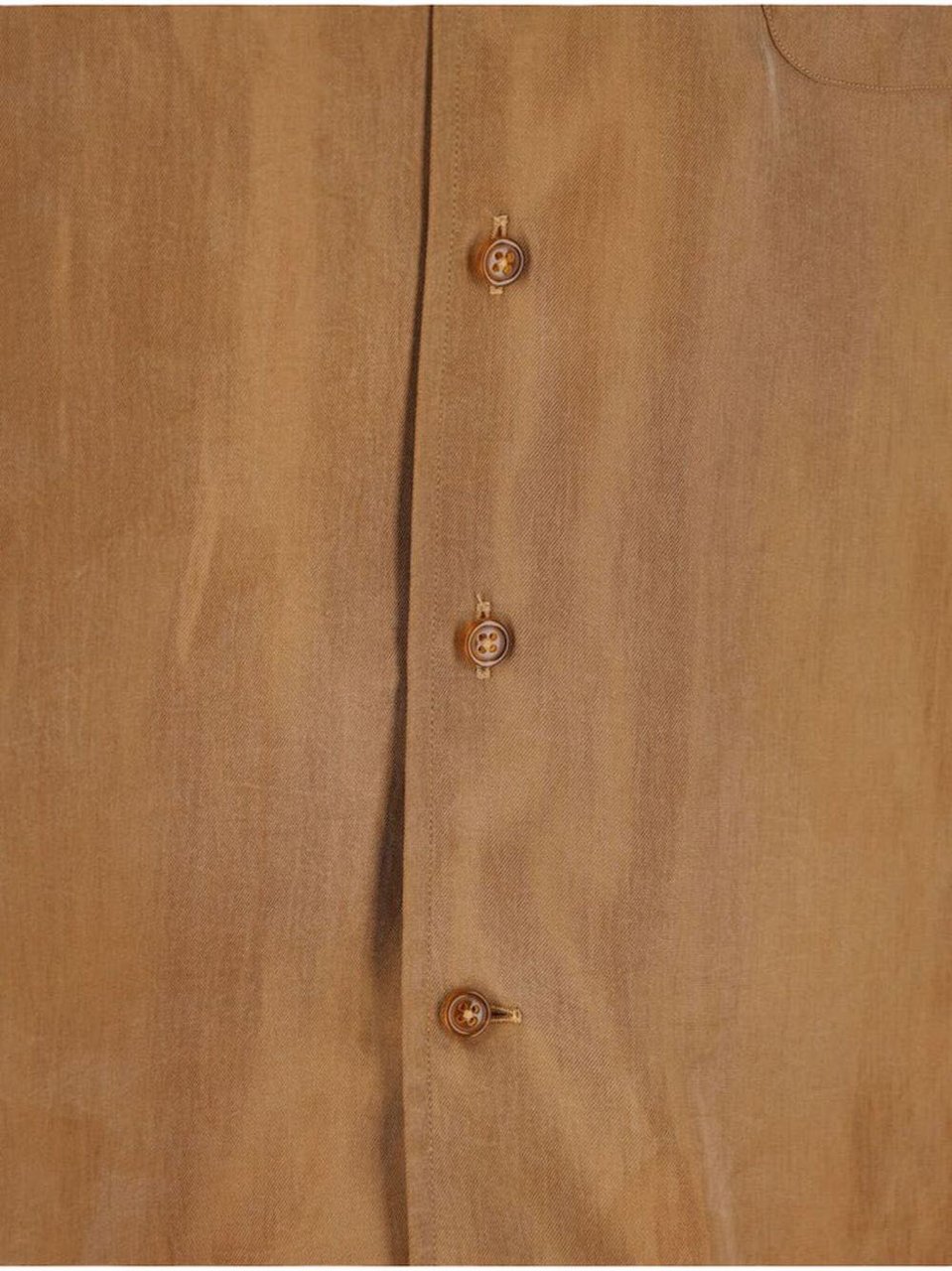 Vivienne Westwood Caramel Brown Relaxed Collar Shirt Goud