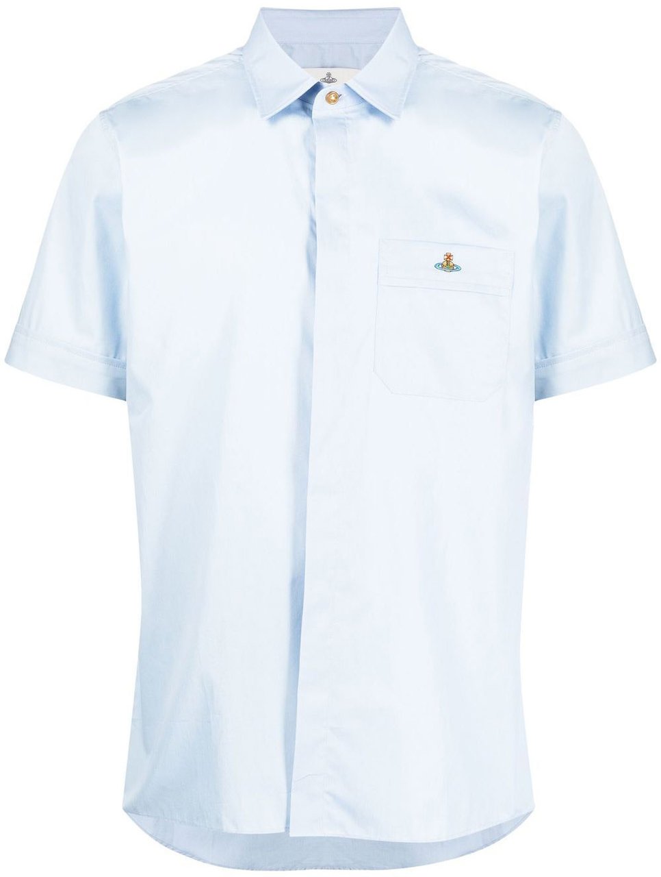 Vivienne Westwood Light Blue Cotton Shirt Wit