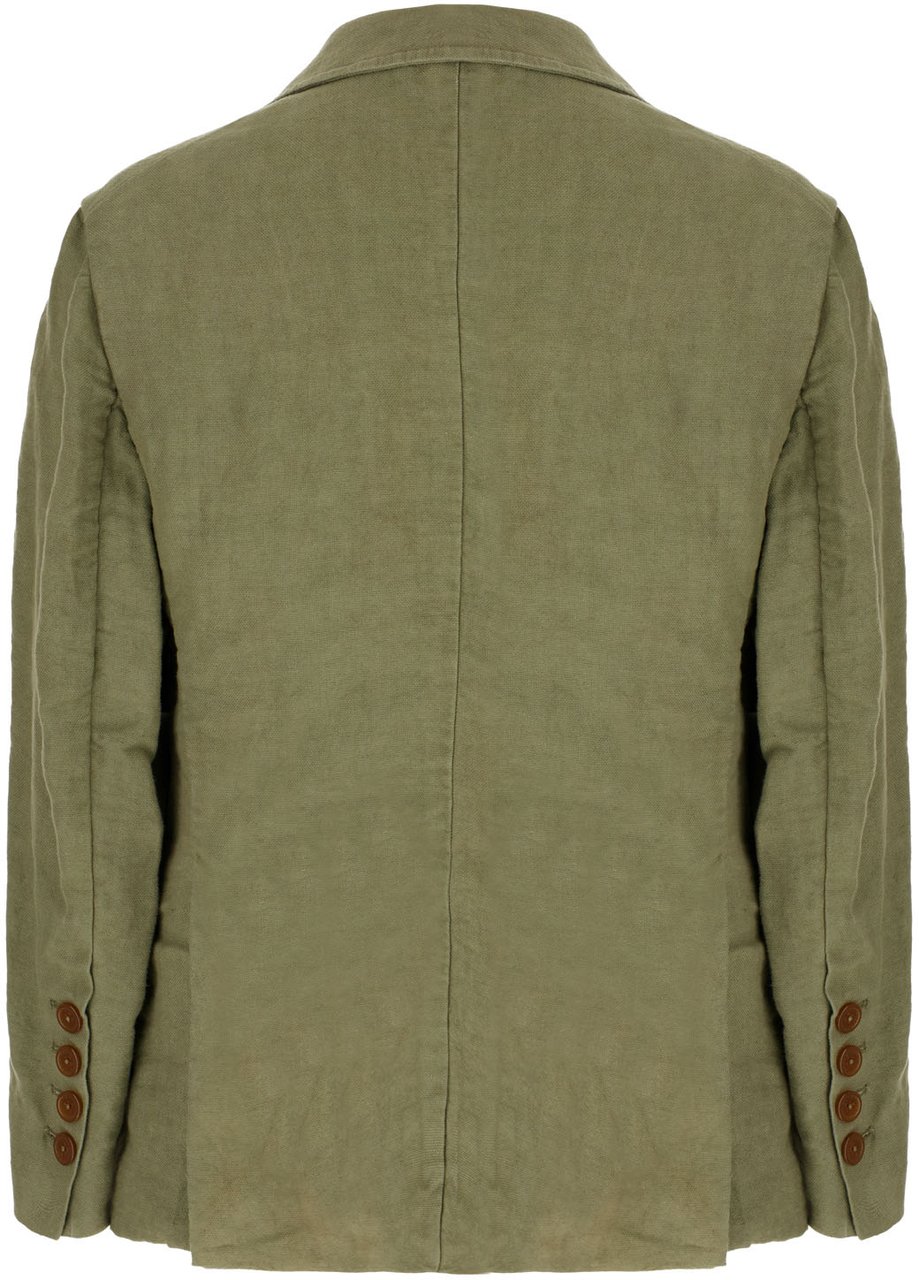 Vivienne Westwood Vivienne Westwood Sage green linen blazer Groen