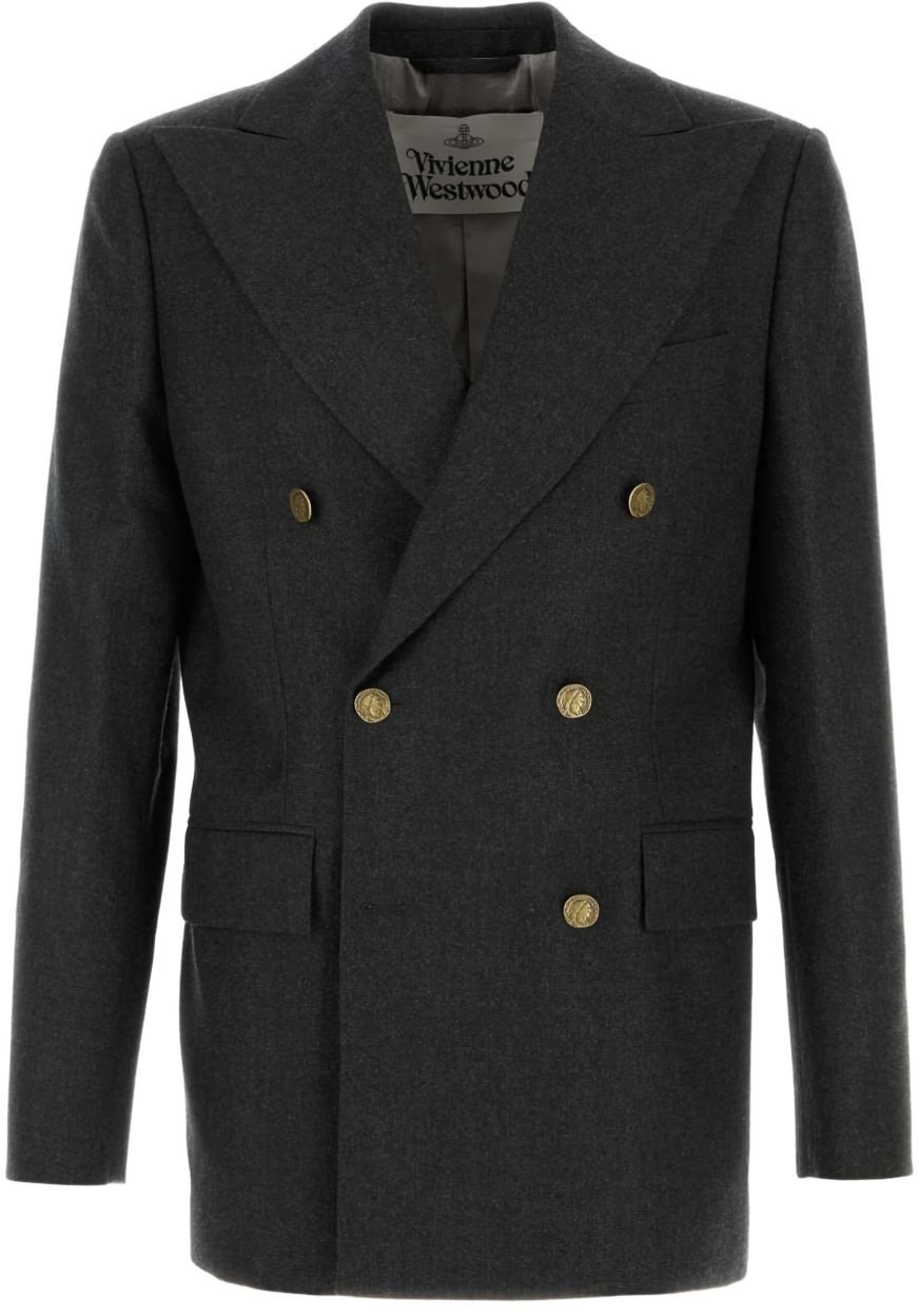 Vivienne Westwood Jackets Charcoal Zwart