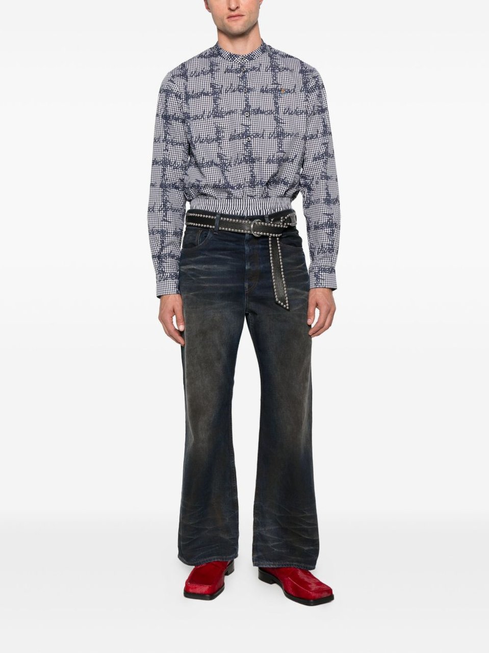 Vivienne Westwood Shirts Gingham/Black Zwart