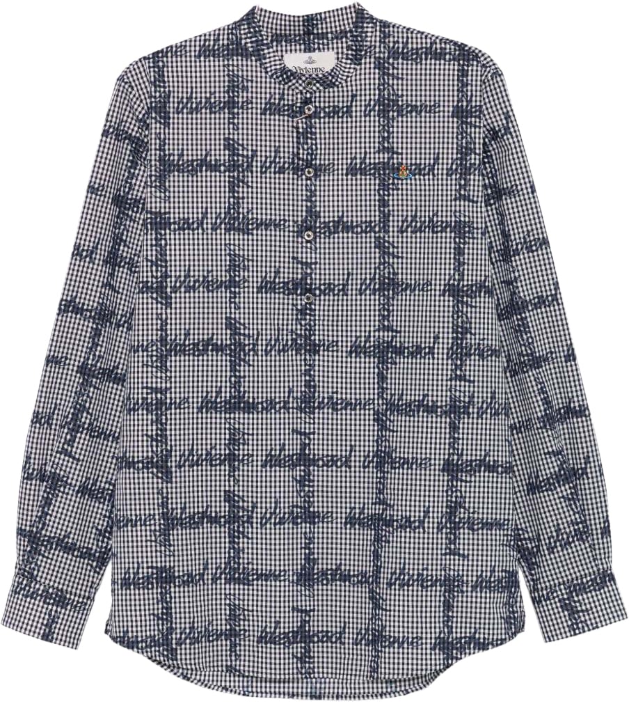Vivienne Westwood Shirts Ginghamblack Zwart