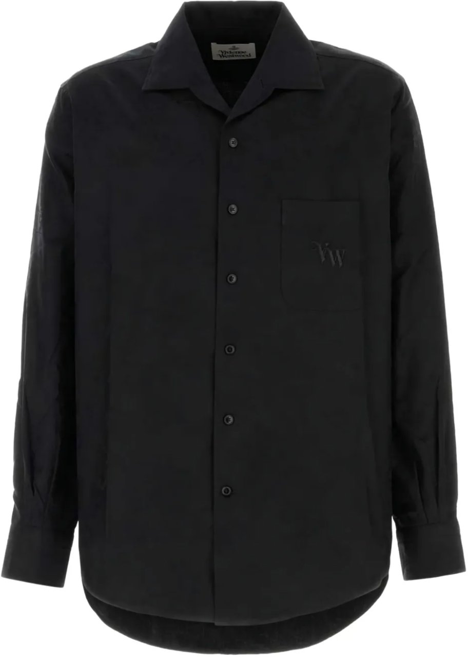 Vivienne Westwood Pj Shirt Flowers Black Zwart