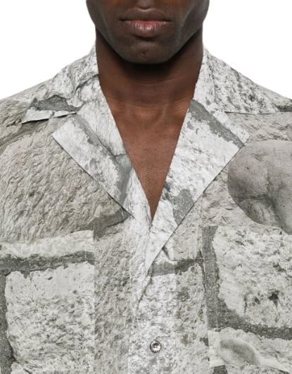 Vivienne Westwood Camp Shirt Rabbit Grijs