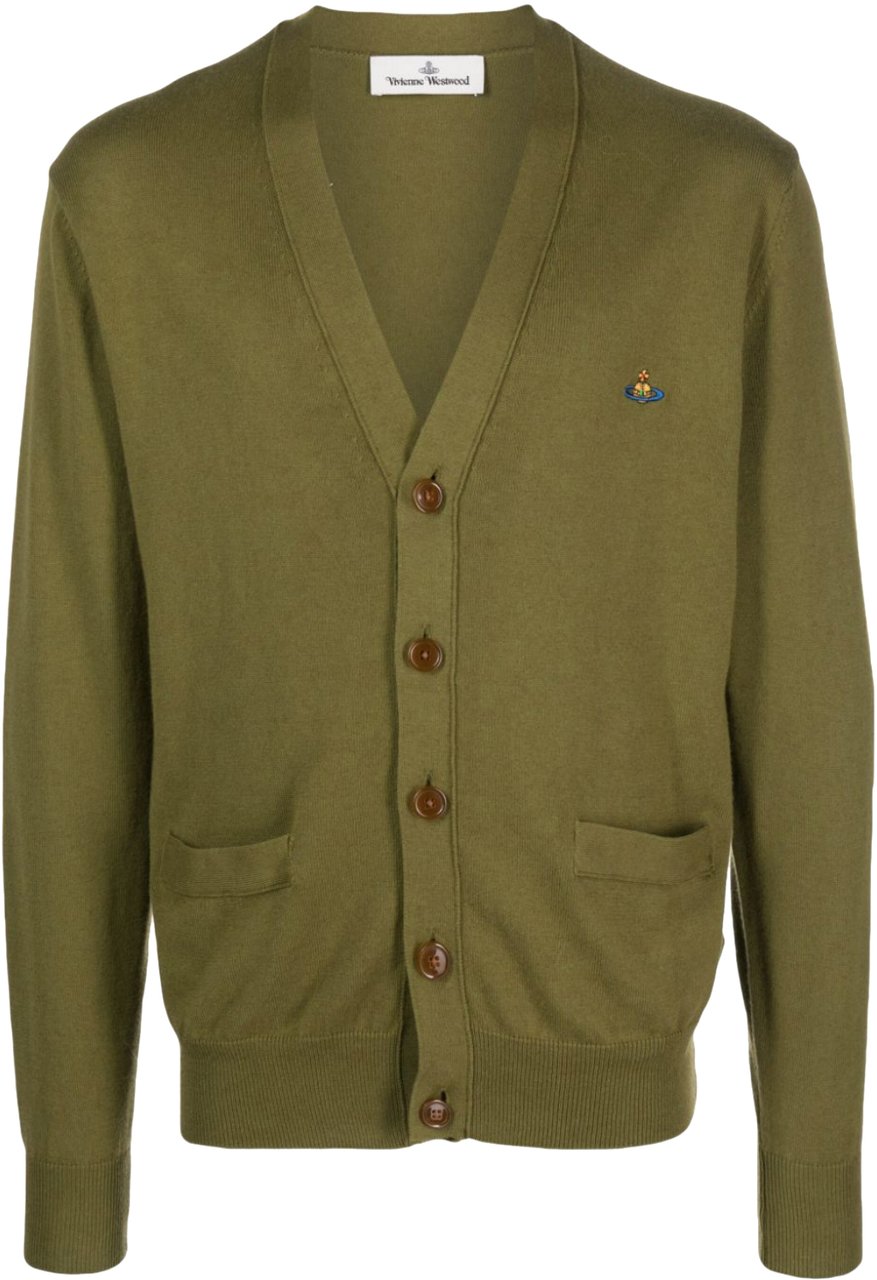 Vivienne Westwood Man Cardigan Sage Groen