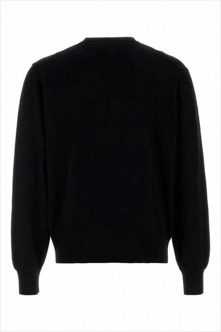 Vivienne Westwood Cotton-Cashmere Blend Sweatshirt with Orb Emblem Zwart