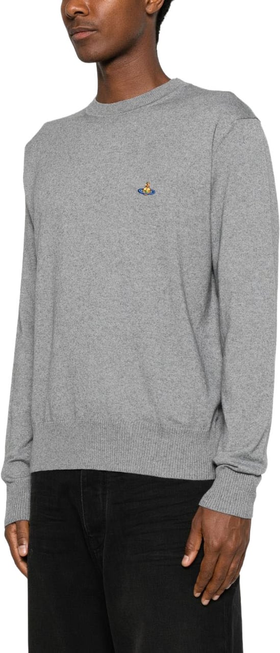Vivienne Westwood Sweaters Dark Grey Melange Donkergrijs