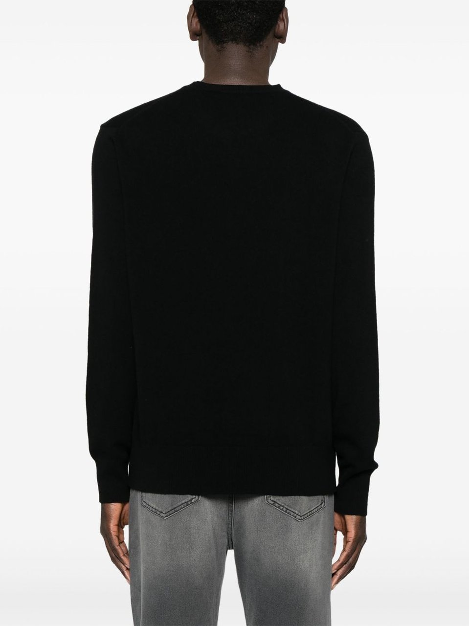 Vivienne Westwood Black Sweatshirt with Ribbed Cuffs Zwart