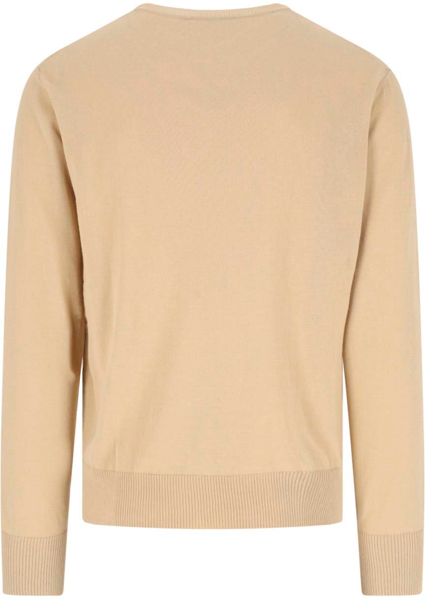 Vivienne Westwood Beige Alex Crew Neck Cotton Sweater Neutraal
