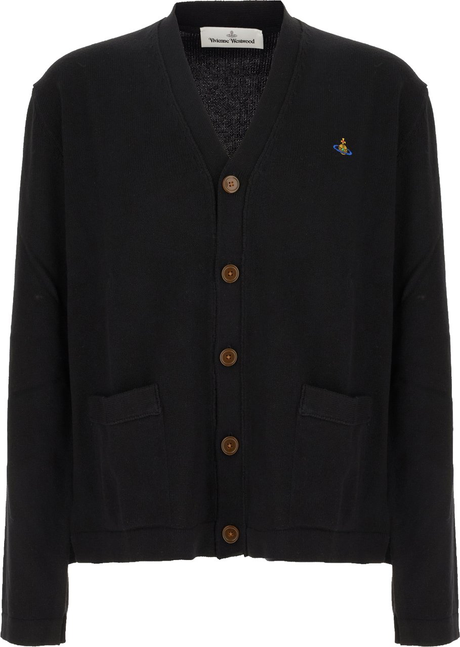 Vivienne Westwood Black cotton blend sweater Zwart
