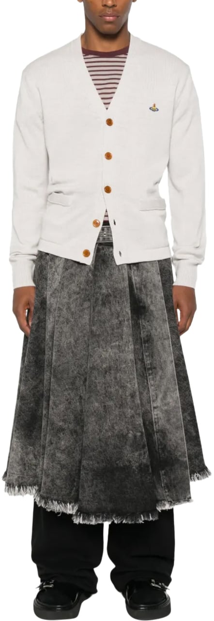 Vivienne Westwood Alex Cardigan Grey Melange Grijs