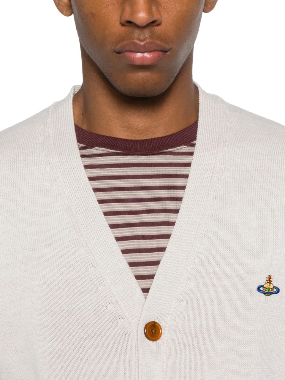 Vivienne Westwood Alex Cardigan Grey Melange Grijs