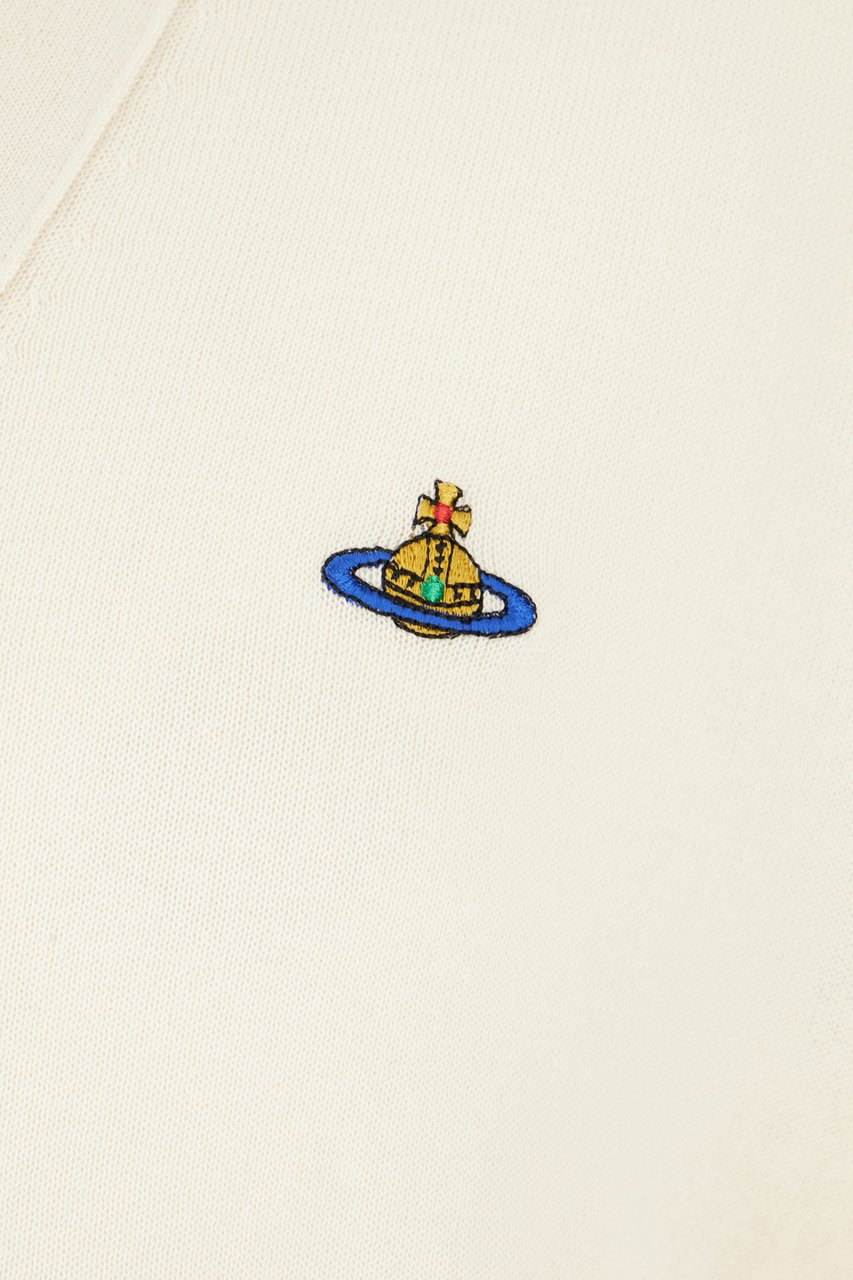 Vivienne Westwood Vivienne Westwood Cream cotton cardigan Geel