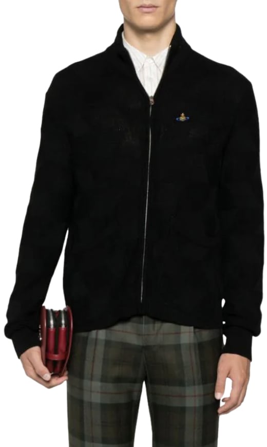 Vivienne Westwood Fisherman Zip-up Black Zwart