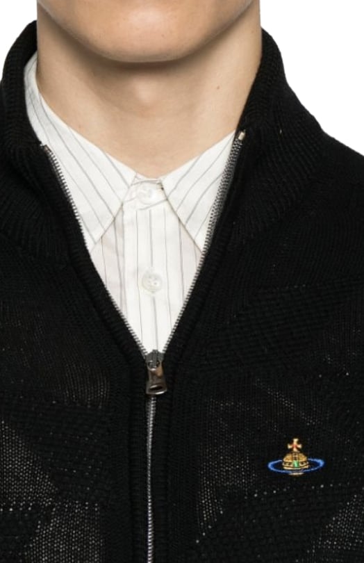 Vivienne Westwood Fisherman Zip-up Black Zwart