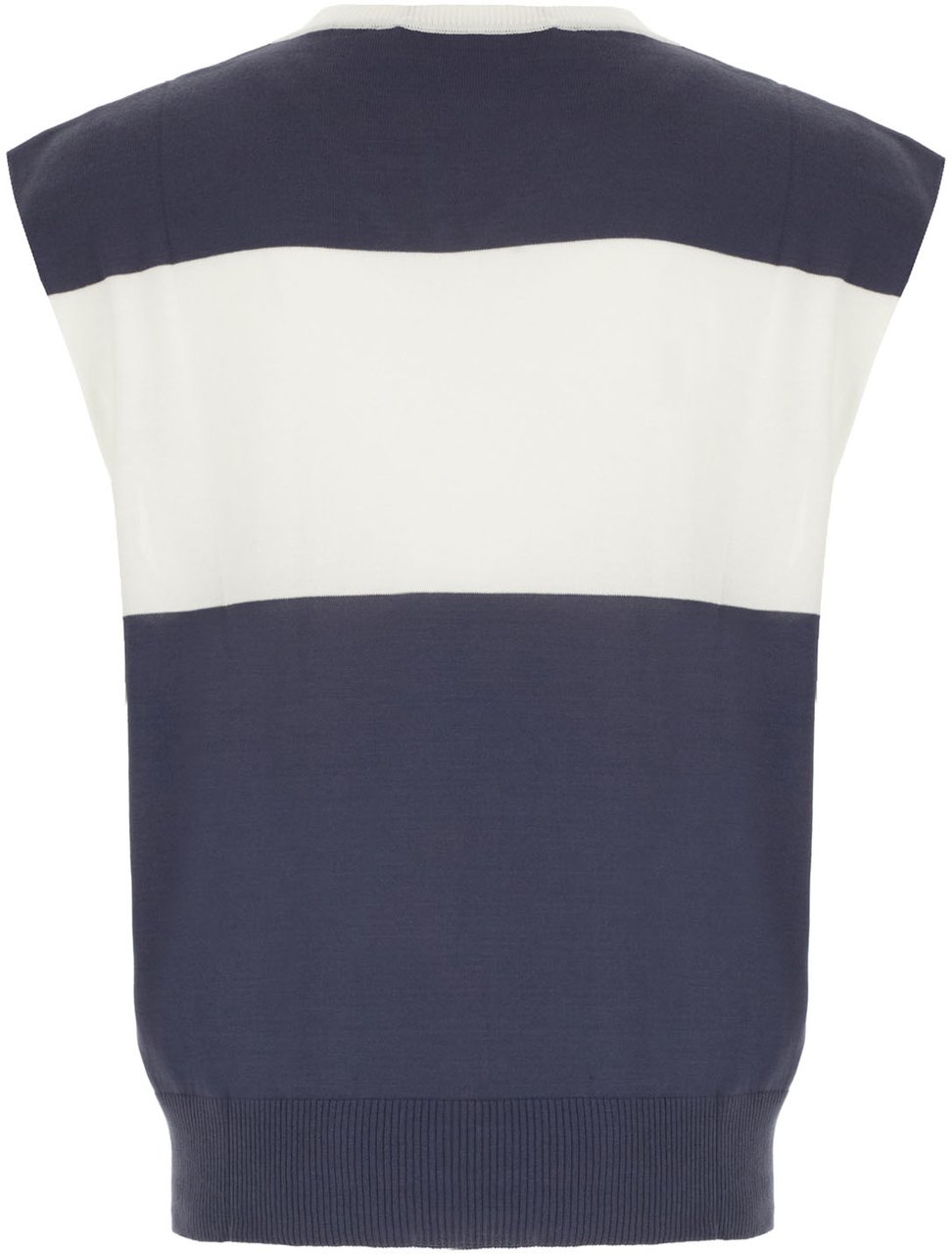 Vivienne Westwood Two-tone cotton vest Grijs