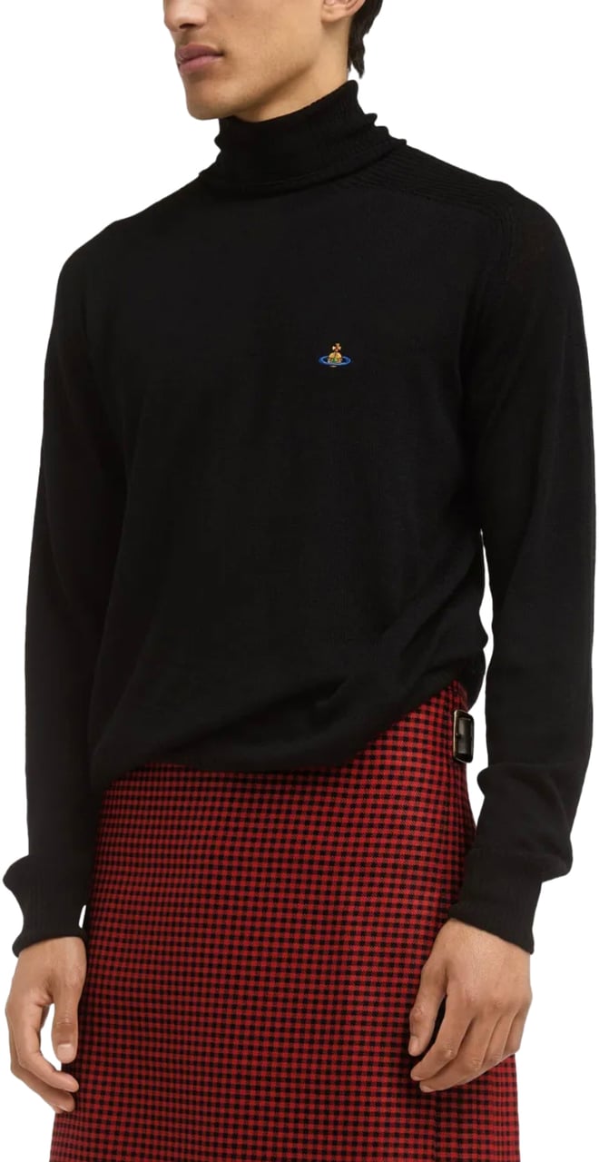 Vivienne Westwood Fisherman Turtleneck Black Zwart