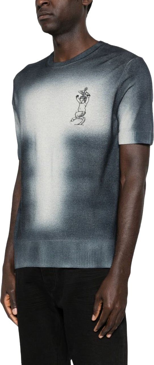 Vivienne Westwood T-Shirts And Polos Blue/White Blauw
