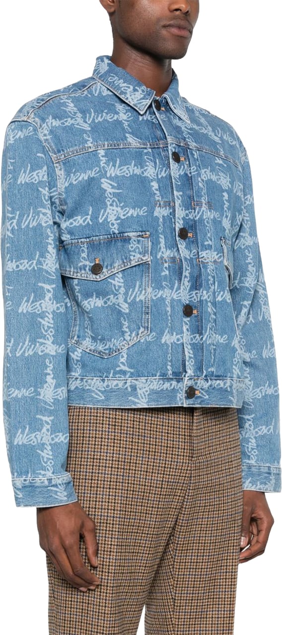 Vivienne Westwood Jackets Grid/Blue Lichtblauw