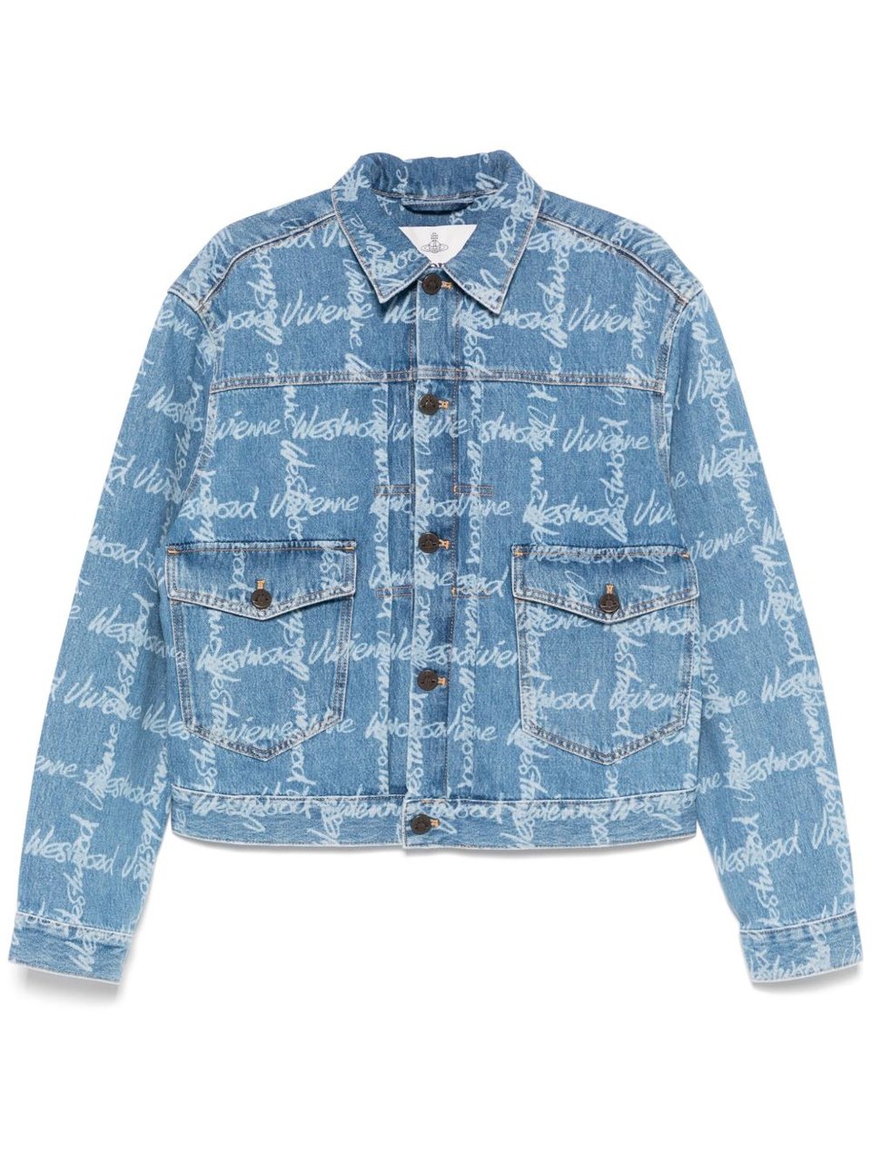 Vivienne Westwood Light Blue Denim Jacket Blauw