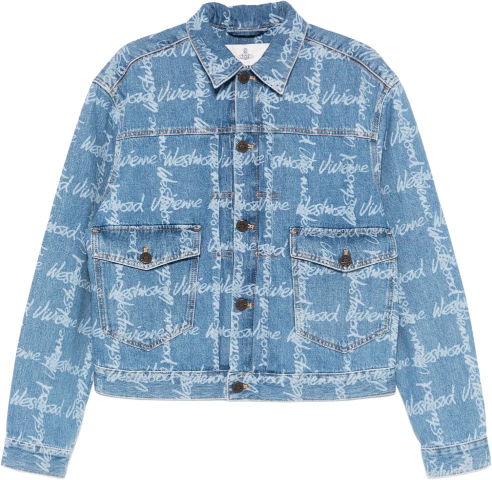 Vivienne Westwood Jackets Grid/Blue Lichtblauw