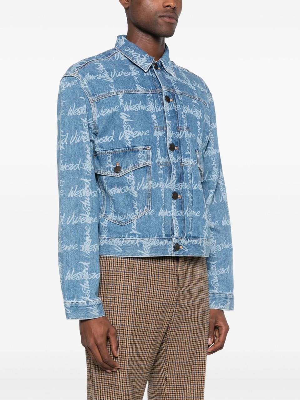 Vivienne Westwood Light Blue Denim Jacket Blauw