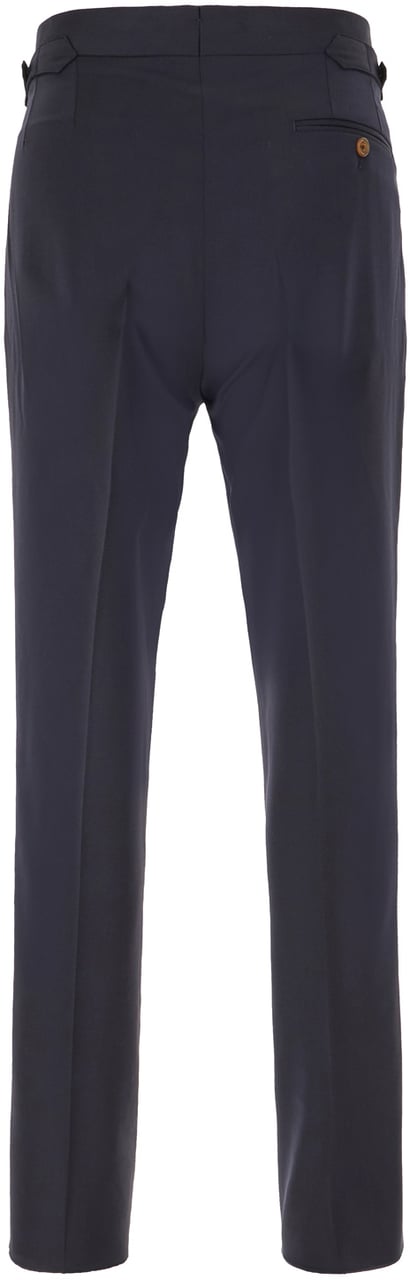 Vivienne Westwood Vivienne Westwood Navy blue wool Sang pants Blauw