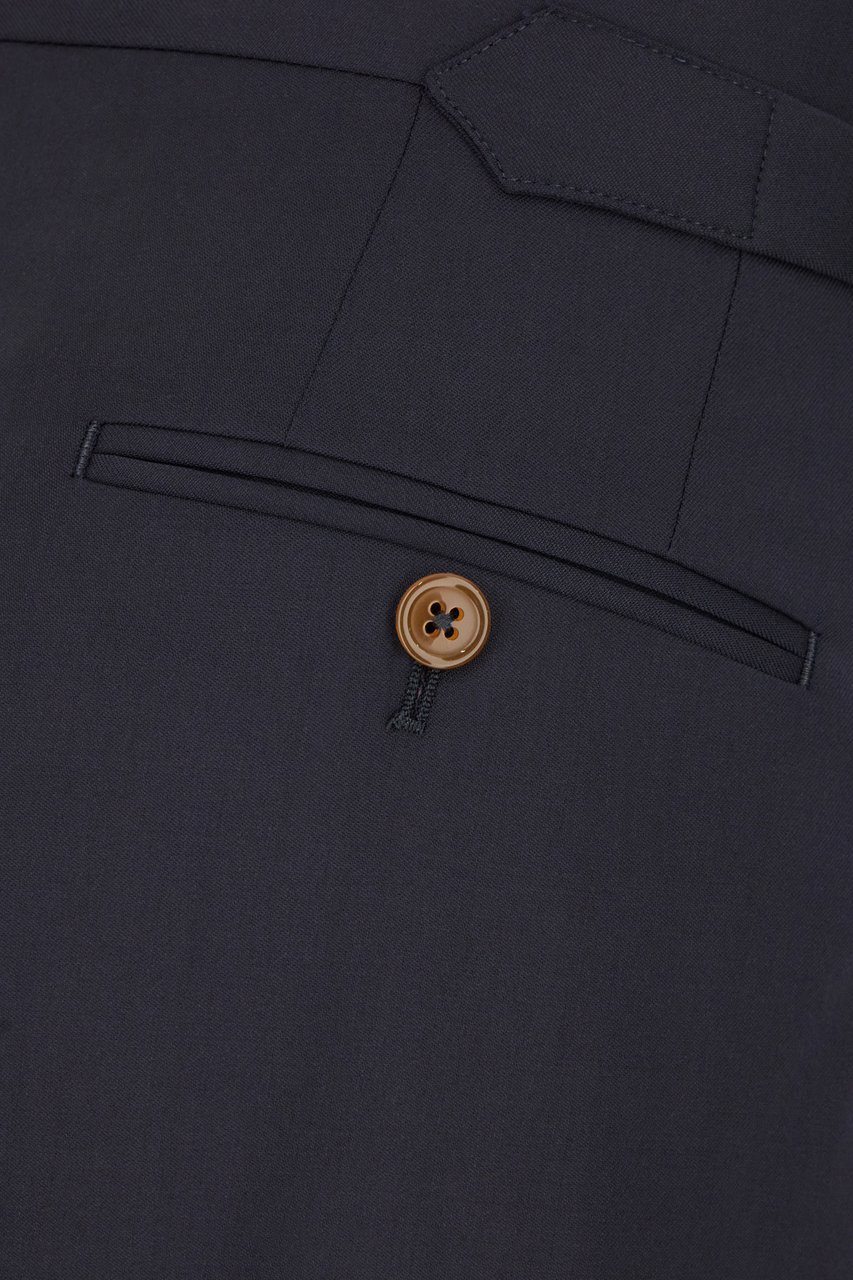 Vivienne Westwood Vivienne Westwood Navy blue wool Sang pants Blauw