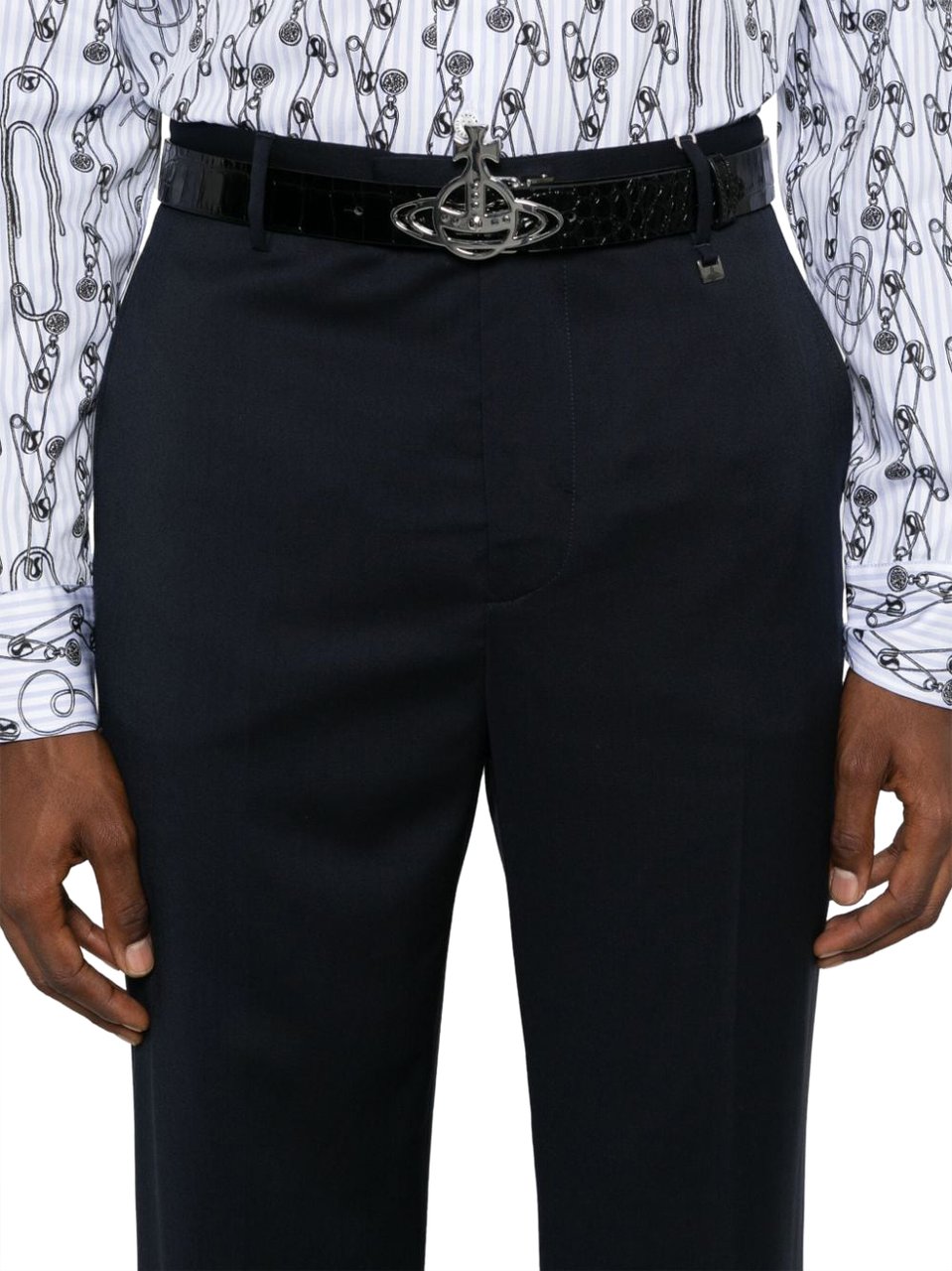 Vivienne Westwood Trousers Blue Blauw